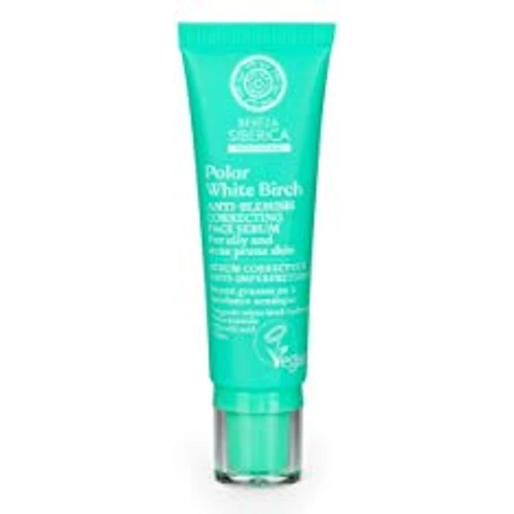 Natura Siberica Polar White Birch, korrigierendes Gesichtsserum für fettige und problematische Haut, 30 ml, vegan – Bild 3