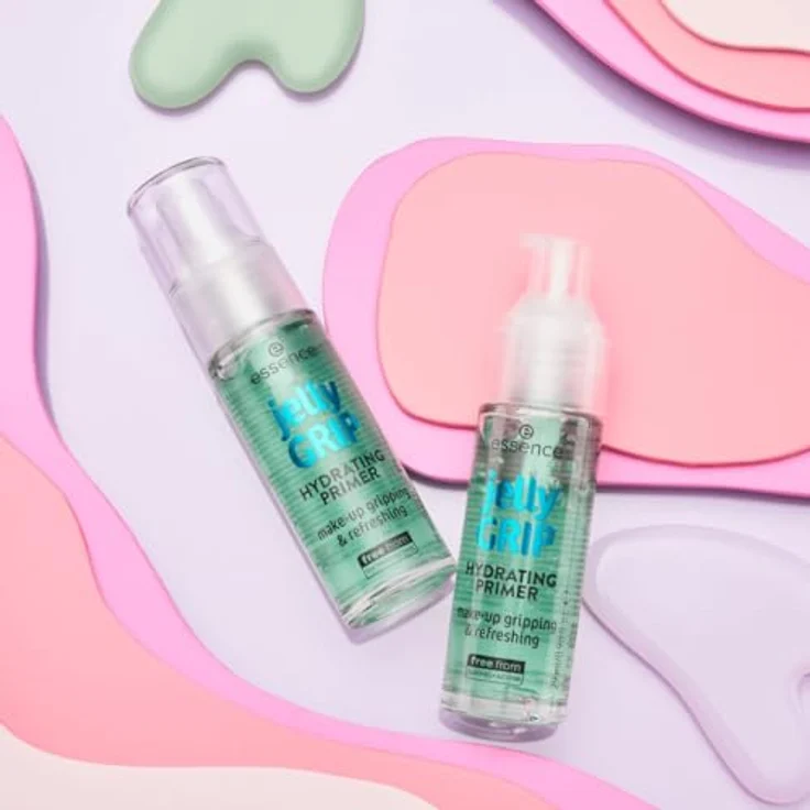 essence jelly GRIP, feuchtigkeitsspendender Make-up Primer, 29 ml, vegan, glättet die Haut und verlängert den Halt des Make-ups – Bild 5