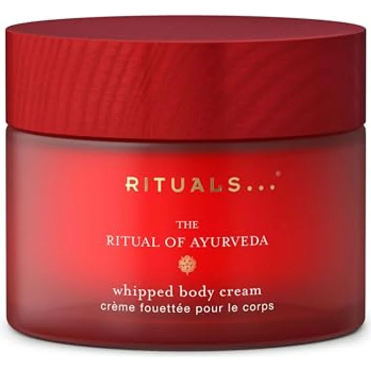 RITUALS The Ritual of Ayurveda Body Cream, Feuchtigkeitsspendende Körpercreme mit Indischer Rose und Süßmandelöl, 220 ml Glastiegel, Zarter Blütenduft – Bild 1