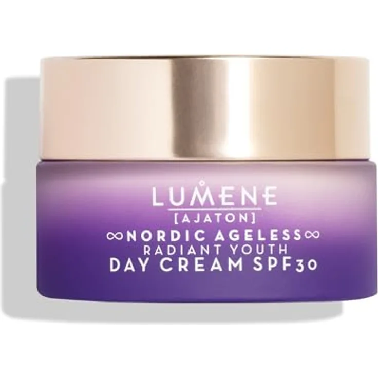 LUMENE Nordic Ageless [AJATON] Radiant Youth Anti-Falten Tagescreme SPF 30, 50 ml - Vegan, für reife Haut