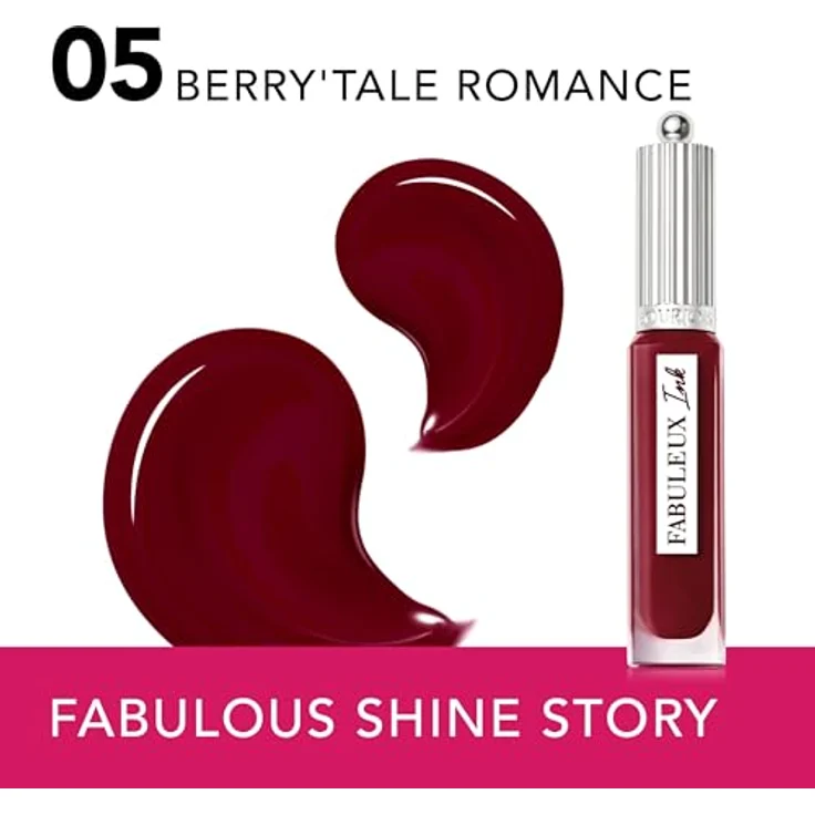 Bourjois Fabuleux Ink, Flüssige Lippenstinte mit glänzendem, transferfreiem Finish, 3,5 ml – Bild 2