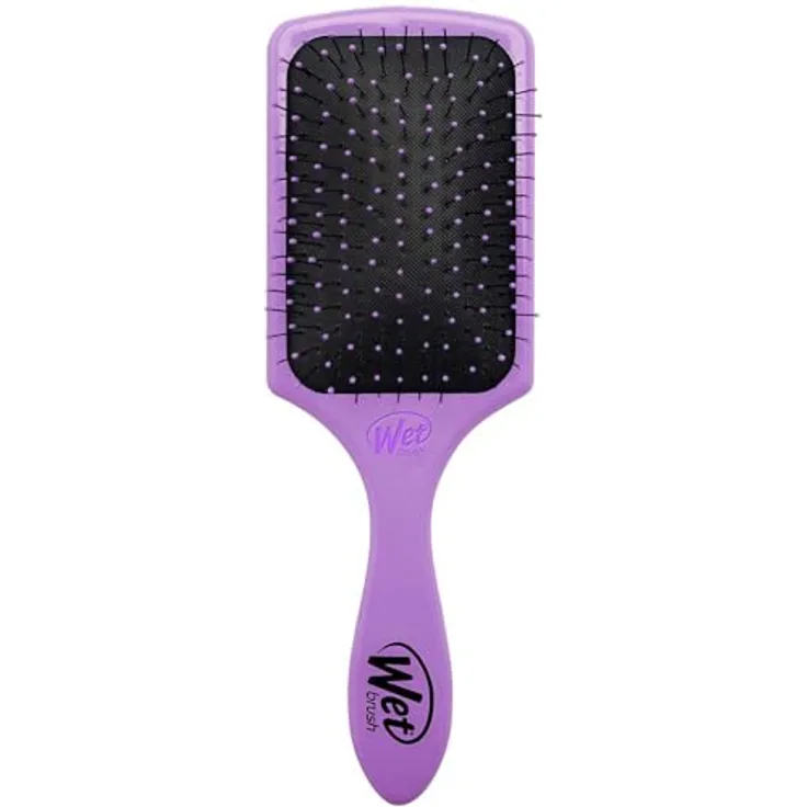 Wet Brush WetBrush Paddle Detangler Eco Friendly Heat Resistant Bristles Suitable for All Hairtypes Purple