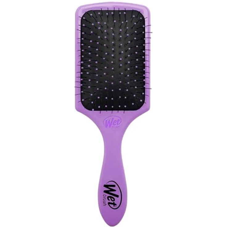 Wet Brush WetBrush Paddle Detangler Eco Friendly Heat Resistant Bristles Suitable for All Hairtypes Purple