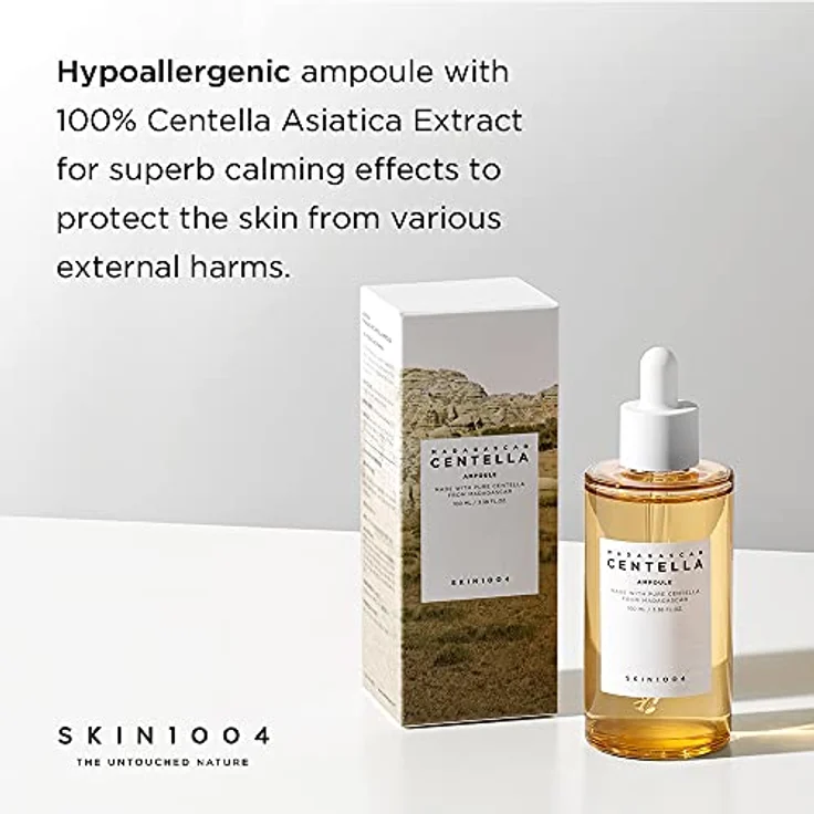 SKIN1004 Madagascar Centella Asiatica Ampoule Facial Serum 30 ml, Beruhigt Akneanfällige und empfindliche Haut – Bild 2