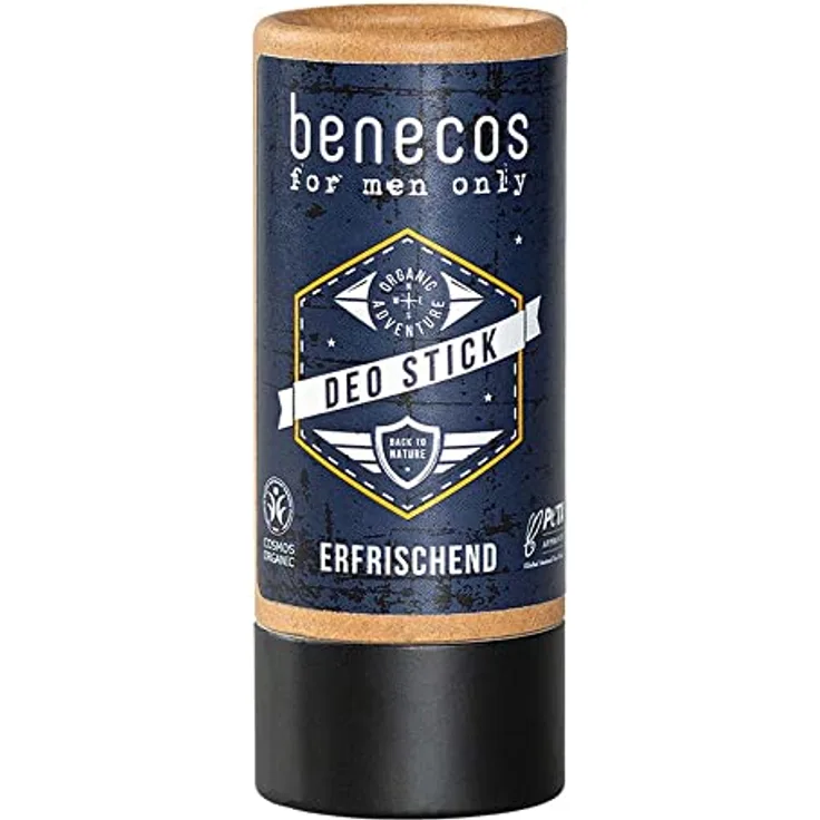 Benecos for men only, Deo Stick, 40g (10) - Natürlicher Lavendelduft, dermatologisch getestet