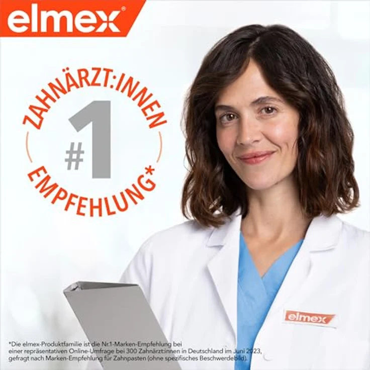 Elmex Kariesschutz Doppelpack 150 ml, für saubere & gesunde Zähne – Bild 3