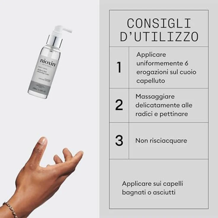 NIOXIN Density Defend Diaboost, stärkendes und verdichtendes Serum mit Niacinamid, 100 ml – Bild 5