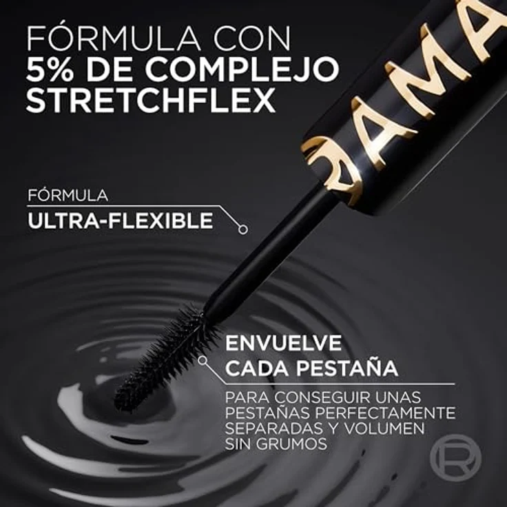 L’Oréal Paris Panorama Volumen-Mascara, intensive Farbe, verlängert und verdichtet, All Night Black, 9.9 ml – Bild 7
