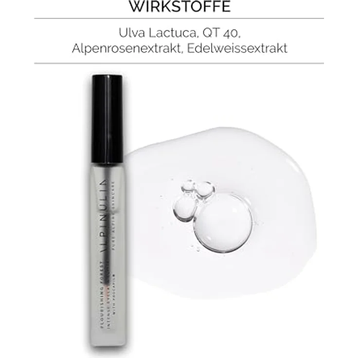 ALPINULIN Wimpernserum ohne Hormone 8ml – Veganes Lash Serum mit Procapil für gesunde, dichte Wimpern & Brauen – Bild 5