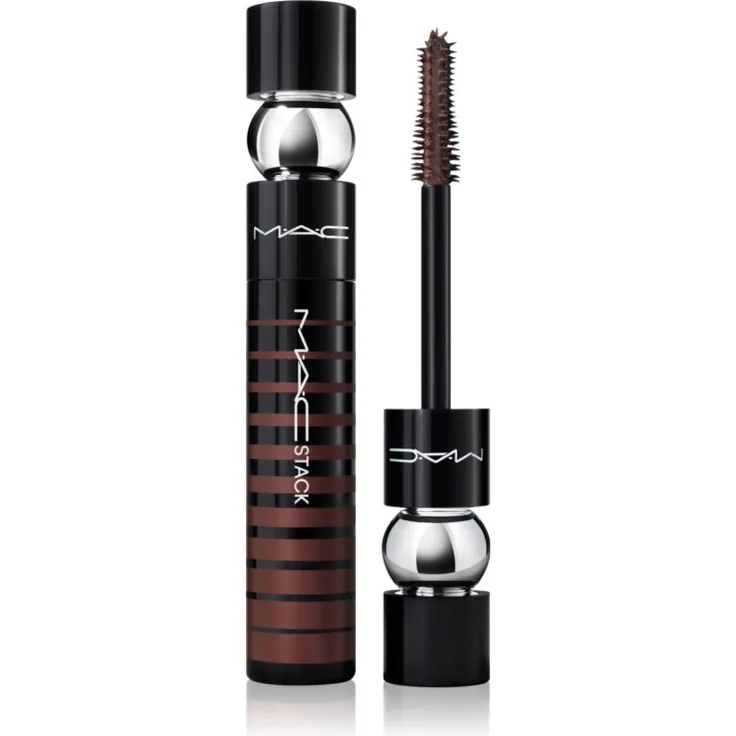 MAC Cosmetics M·A·CStack Mascara Superstack Mega Brush, Wimpernverlängernde Volumenmascara in Chestnut, 12 ml