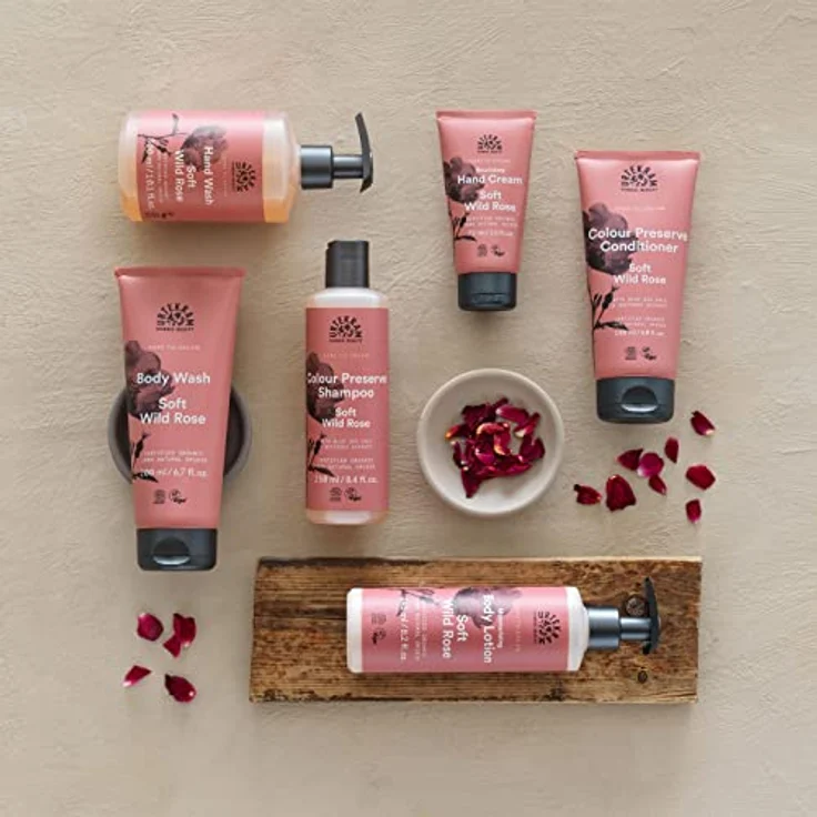 Urtekram - Für gefärbtes Haar - Soft Wild Rose - 500 ml, Vegan, Biologisch, Natürlichen Ursprungs – Bild 5