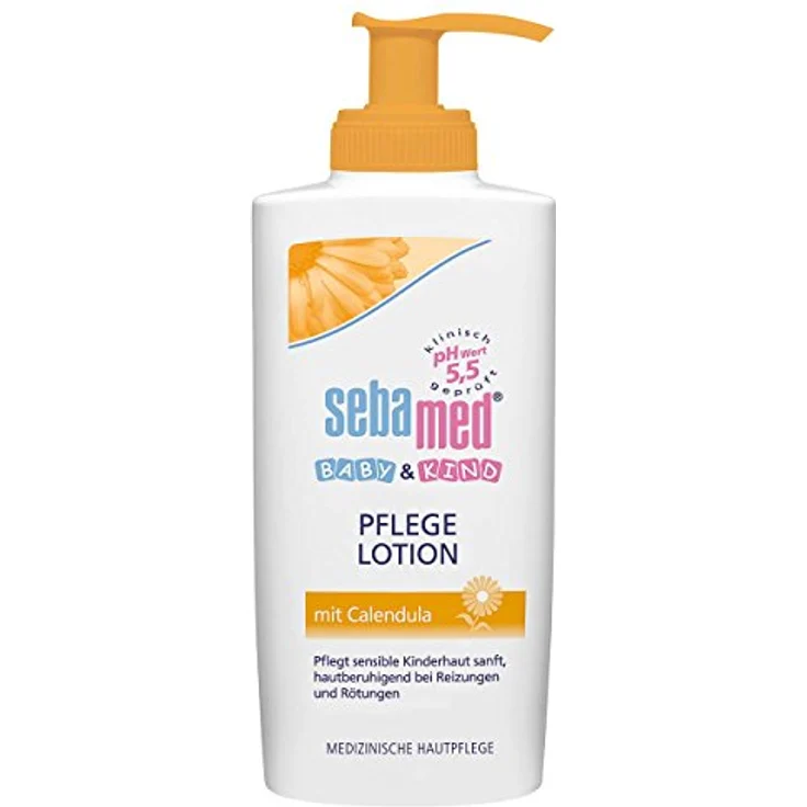 Sebamed Calendula Pflegelotion mit Spender 200 ml  – Bild 2