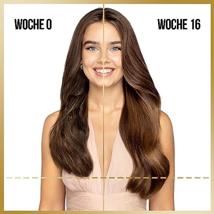 Pantene Pro-V Shampoo, Unendlich Lang | Für Mittellanges Bis Langes Geschädigtes Haar | Sichtbar Gesünderes, Stärkeres Haar Von Den Wurzeln Zu Den Spitzen | Mit Niacinamid + Vitamin E, 300 ml – Bild 3