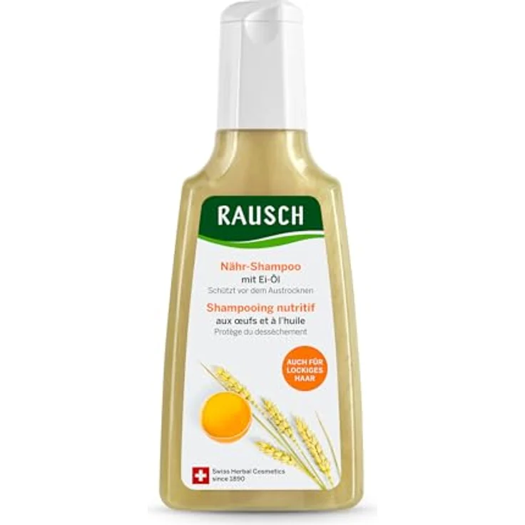 Rausch Nähr-Shampoo mit Ei-Öl, 200 ml - Reichhaltige Pflege für gesundes Haar – Bild 2