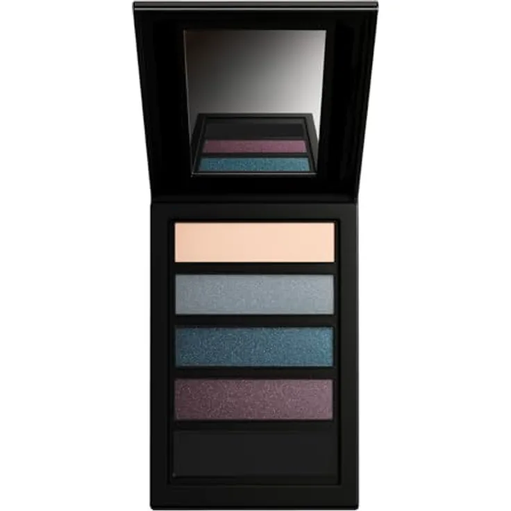 L'Oréal Paris x Mugler Limited Edition Lidschatten Palette Midnight, Hoch-pigmentierte Formel für dramatische Augenlooks, 8 g