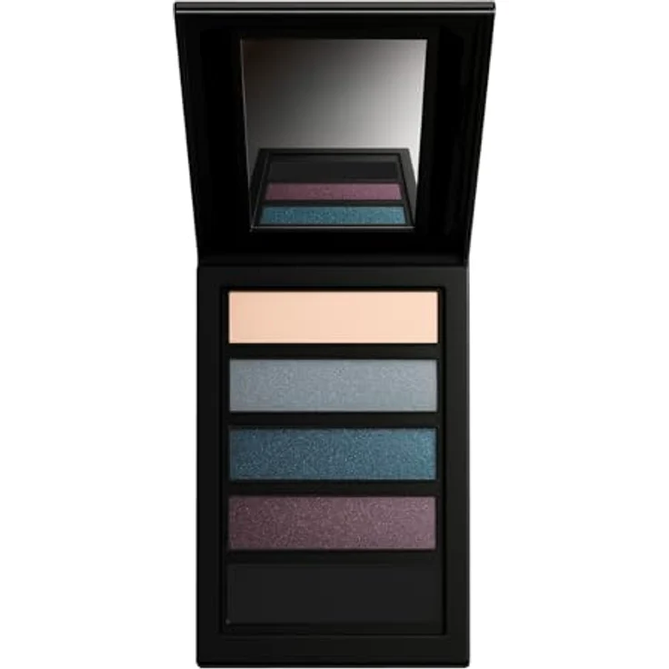 L'Oréal Paris x Mugler Limited Edition Lidschatten Palette Midnight, Hoch-pigmentierte Formel für dramatische Augenlooks, 8 g – Bild 1