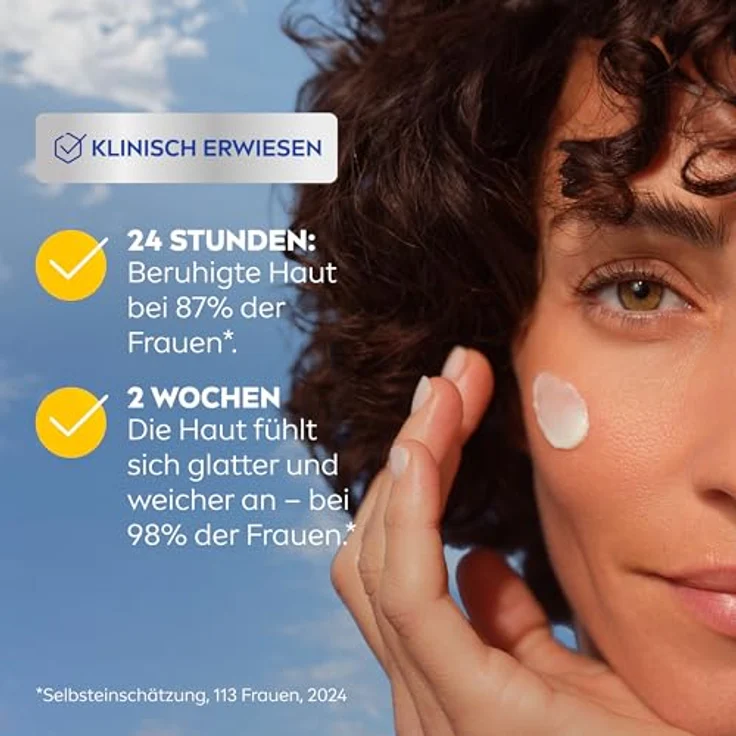 NIVEA Q10 Anti-Falten Power Sensitive Tagespflege LSF 15, 50ml, für sensible Haut, mit Süßholzextrakt – Bild 3
