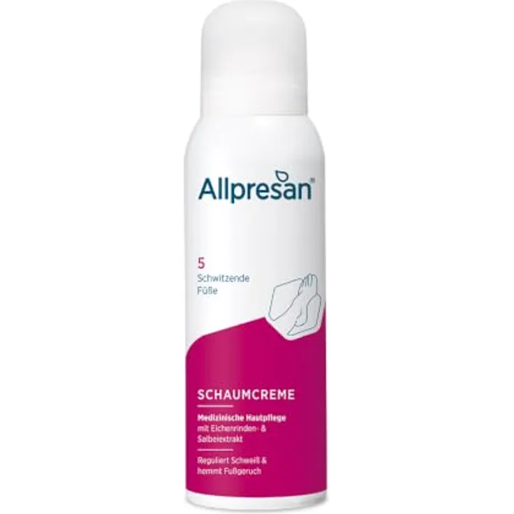 Allpresan - Original Schaum-Creme 5 schwitzende Füße - 125 ml