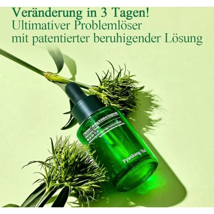 Pyunkang Yul Ultimative Beruhigungslösung Ampulle, 30ml Serum für empfindliche Haut mit Cica & Teebaum zur intensiven Rötungsberuhigung, koreanische Hautpflege – Bild 3