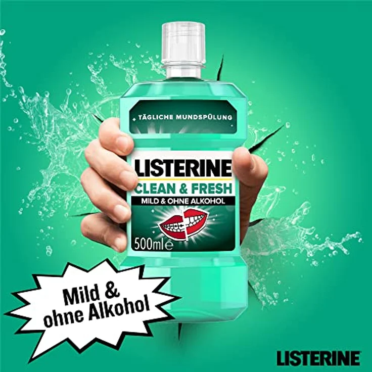Listerine Clean & Fresh Mundspülung 500 ml – Bild 2