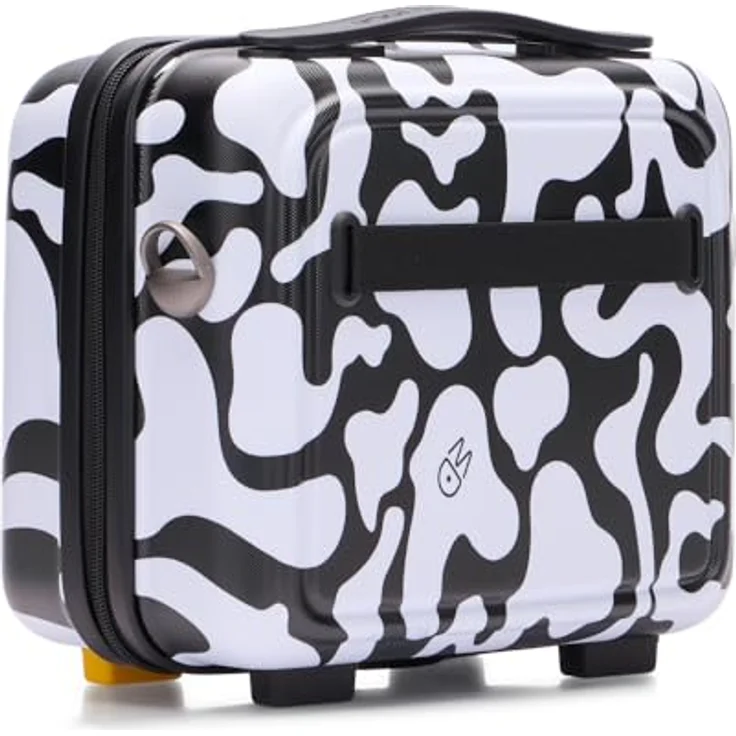 Mandarina Duck LOGODUCK Moire Beauty CASE, Beauty Case in rigido policarbonato mit alltäglicher Organisation, verstellbarer und abnehmbarer Tragegurt, Smart Sleeve für Koffer-Integration – Bild 2