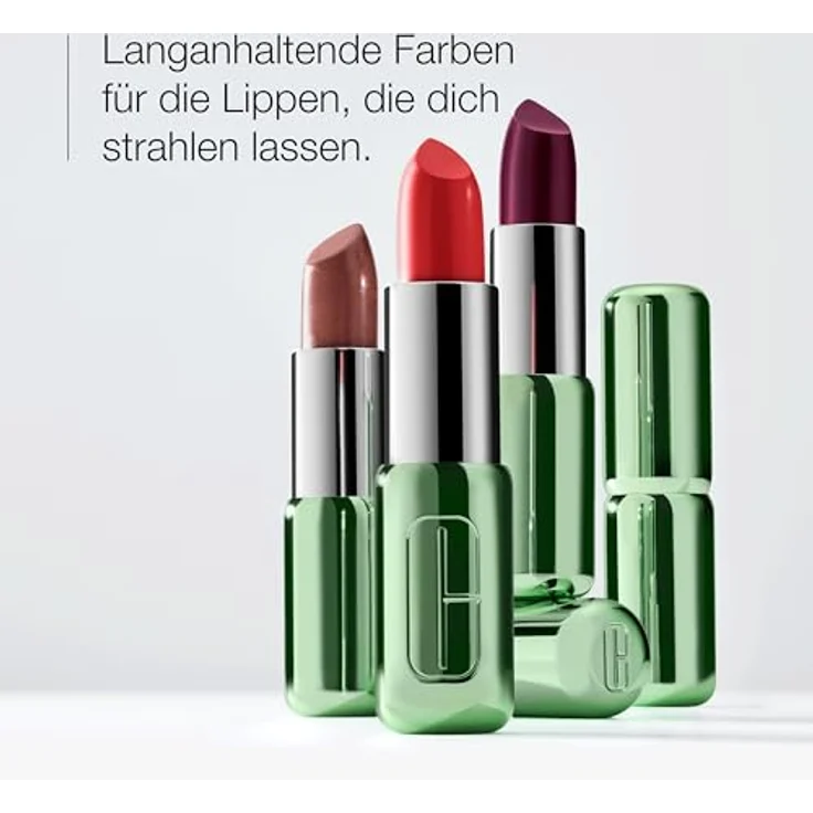 Clinique Pop Longwear Lipstick 01 Blushing Pop, satinierter Lippenstift mit bis zu 8 Stunden Haltbarkeit, 3,9 g – Bild 3