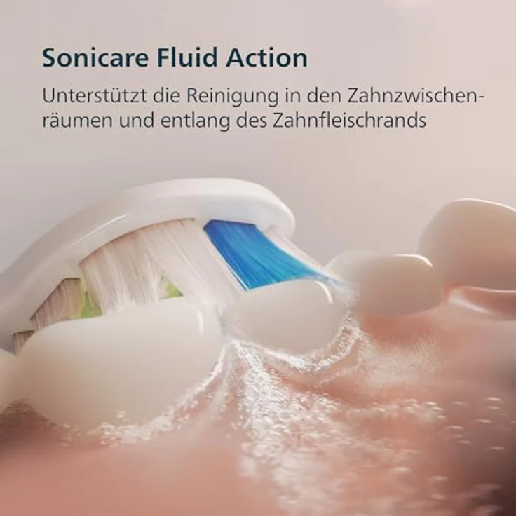 Philips Sonicare 3100 HX4033/26, elektrische Schallzahnbürste in Grün mit sanfter Plaque-Entfernung und integriertem Timer, 1 St. – Bild 2