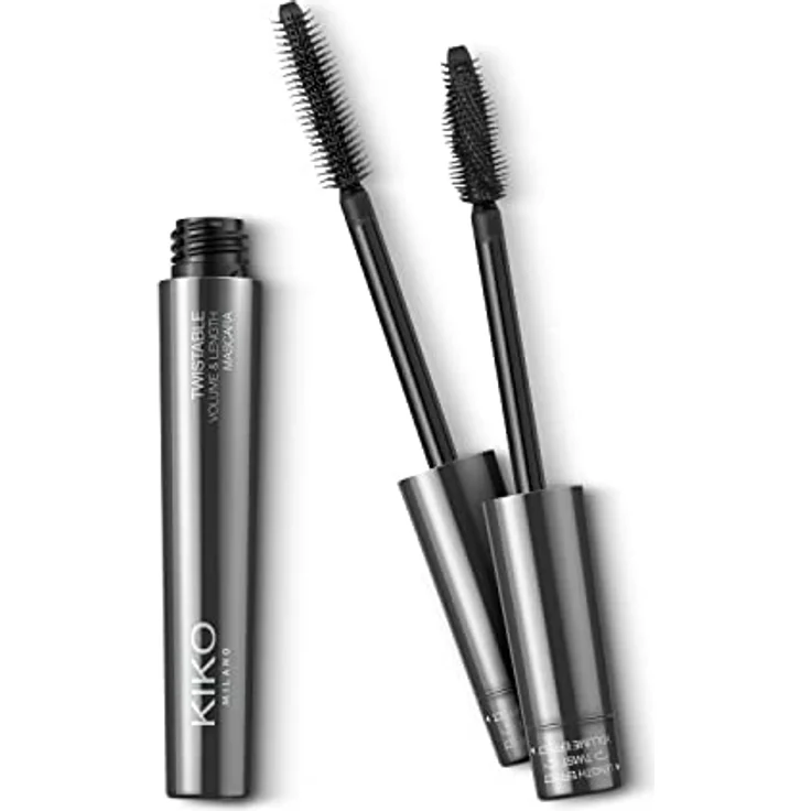 KIKO Milano Twistable Volumenmascara, wimpernverlängernd, 7.5 ml, intensiv schwarz – Bild 1