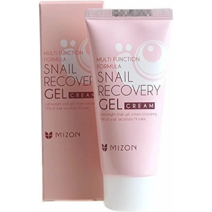 Mizon Schneckenerholungsgelcreme 45ml, leichte Gel-Creme mit 74 % Schneckenschleimfiltrat, regenerierend und feuchtigkeitsspendend