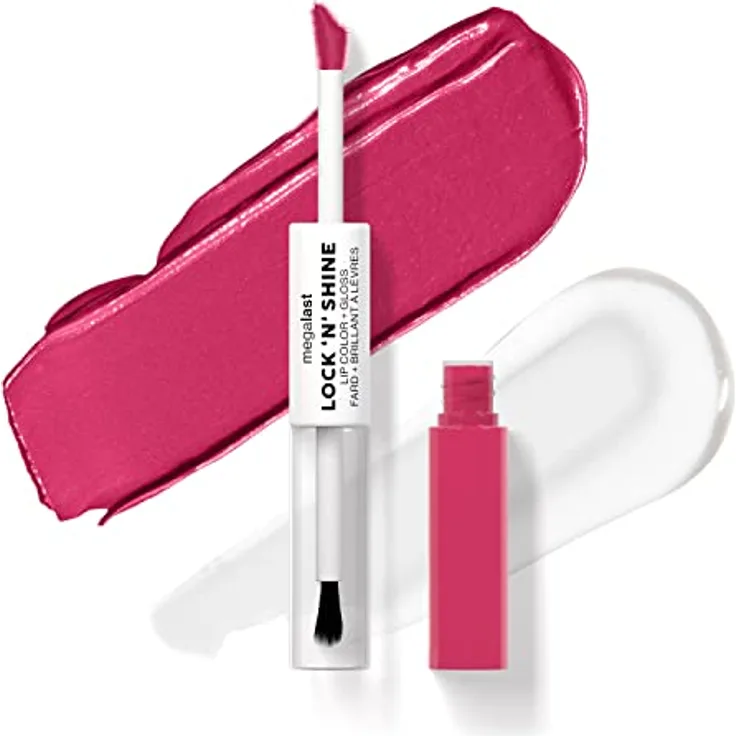 Wet n Wild MegaLast Lock n' Shine, langlebiger Lippenstift mit hochglänzender Textur, Farbton Irresistible, 8 ml