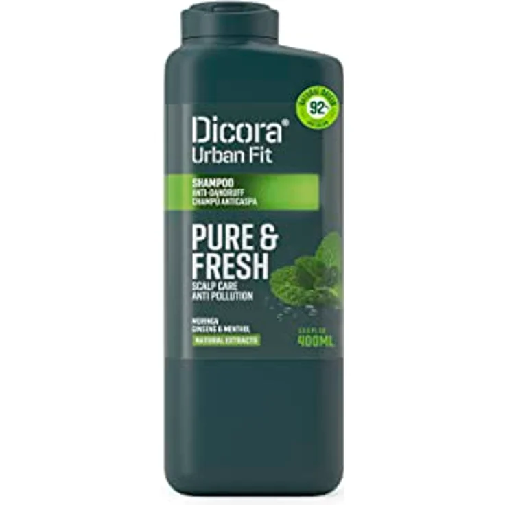 Dicora UrbanFit Champu Men Care Anticaspa 2in1, 365 ml, weiß – Bild 1