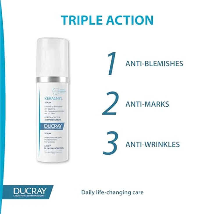 DUCRAY Keracnyl Serum, 30 ml, für unreine Haut geeignet – Bild 6