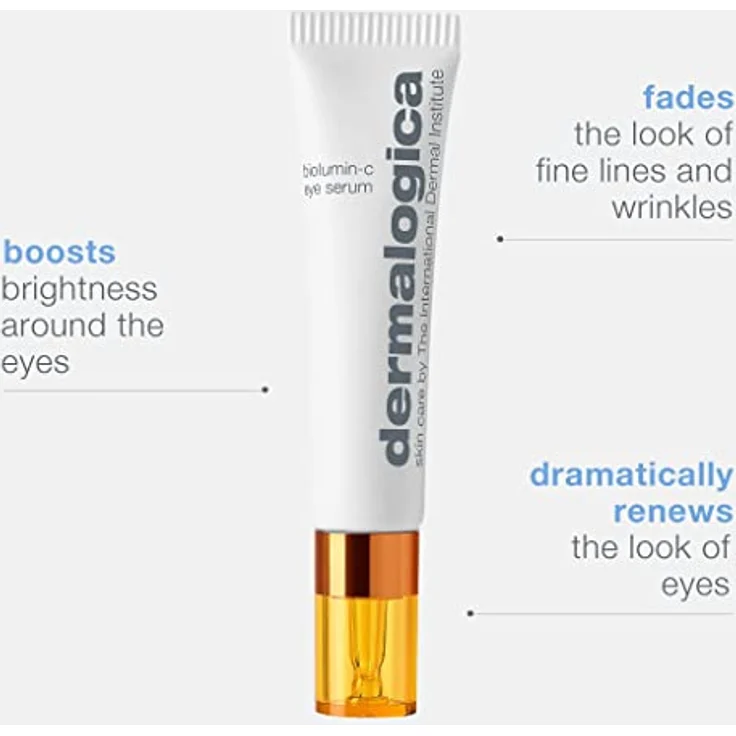 Dermalogica Serum Eye Treatments Biolumin-C Eye Serum 15 ml, mit pflegender Wirkung  – Bild 5