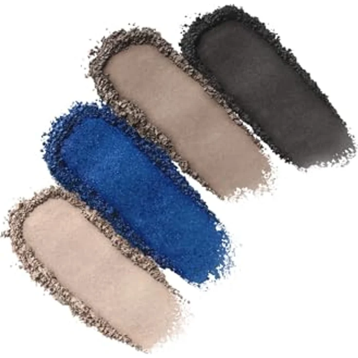 KORRES Real Color Eyeshadow Palette Smokey Sea 02, Lidschattenpalette mit 4 cremigen Naturtönen in matt, satiniert & metallisch, angereichert mit Vulkan-Mineralien, vegan, 4g – Bild 3