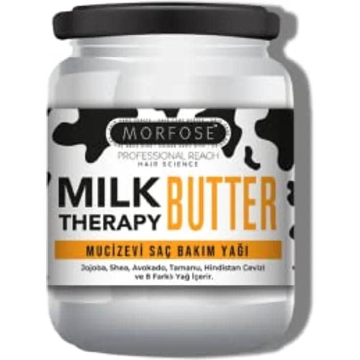 Morfose Milk Therapy Butter Hair Oil 200ml - Nährendes, feuchtigkeitsspendendes und schützendes Haaröl, verleiht Glanz und reduziert Haarbruch