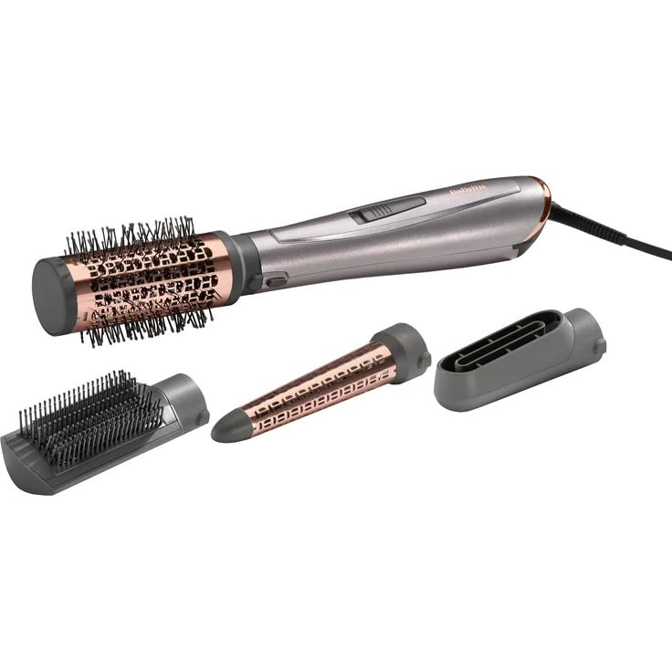 BaByliss Air Style 1000, Warmluftbürste mit Ionen-Technologie, 50 mm Aufsatz für Volumen und natürliche Locken