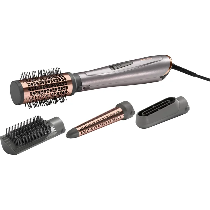 BaByliss Air Style 1000, Warmluftbürste mit Ionen-Technologie, 50 mm Aufsatz für Volumen und natürliche Locken