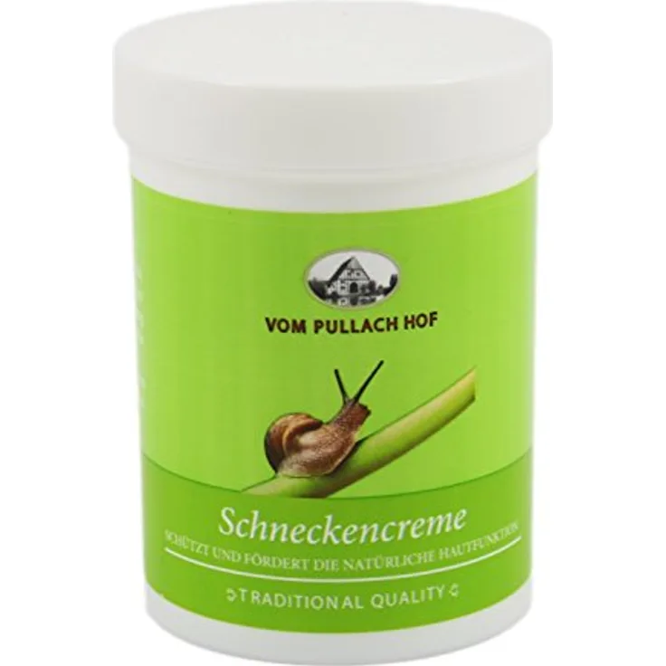vom Pullach Hof Regenerierende Tages- und Nachtcreme für Gesicht und Körper, Antifaltenwirkung, mit Schneckenschleim, 150 ml