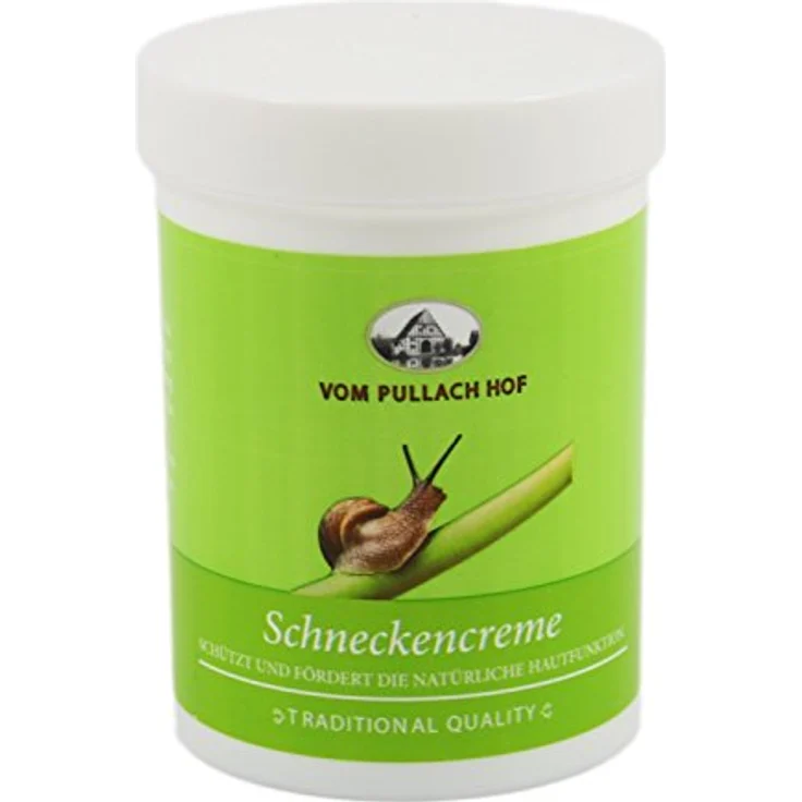 vom Pullach Hof Regenerierende Tages- und Nachtcreme für Gesicht und Körper, Antifaltenwirkung, mit Schneckenschleim, 150 ml – Bild 1