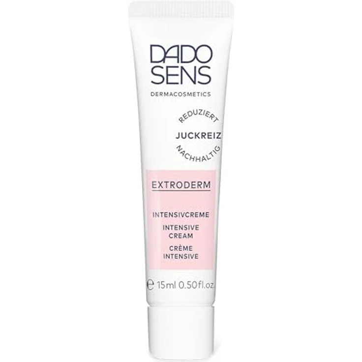 DADO SENS EXTRODERM NEURODERMITIS KENNENLERN-SET – Intensivcreme (15 ml), Hautbalsam (25 ml) & Reinigungscreme (25 ml) für trockene, juckende Haut, vegan – Bild 4