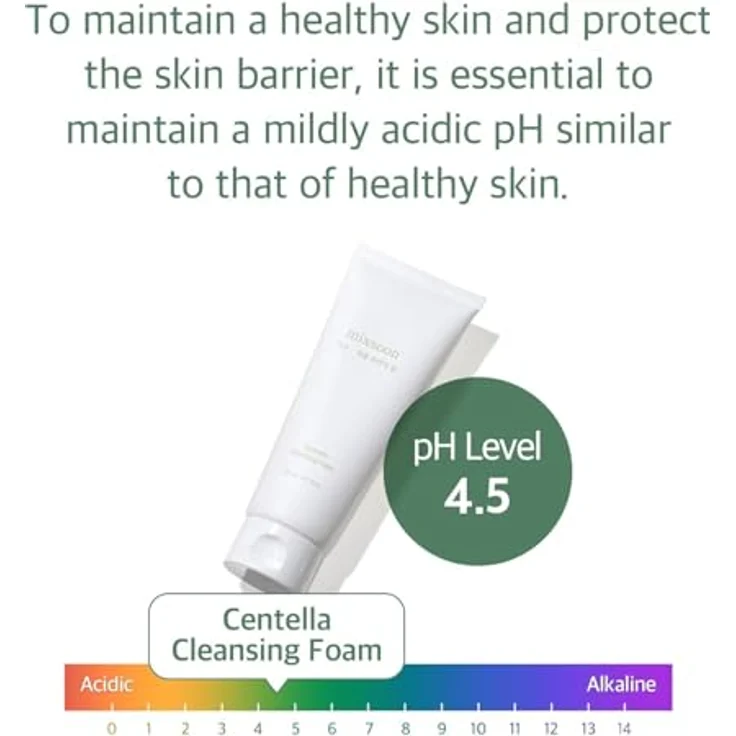 Mixsoon Centella-Reinigungsschaum, pH-neutraler Gesichtsreiniger für alle Hauttypen, 150 ml – Bild 5