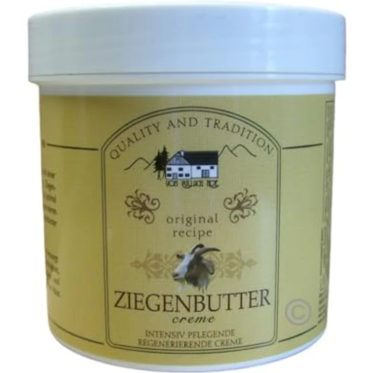 Pullach Hof Ziegenbutter Creme, intensiv pflegende Bodylotion, 2 Dosen à 250 ml – Bild 1
