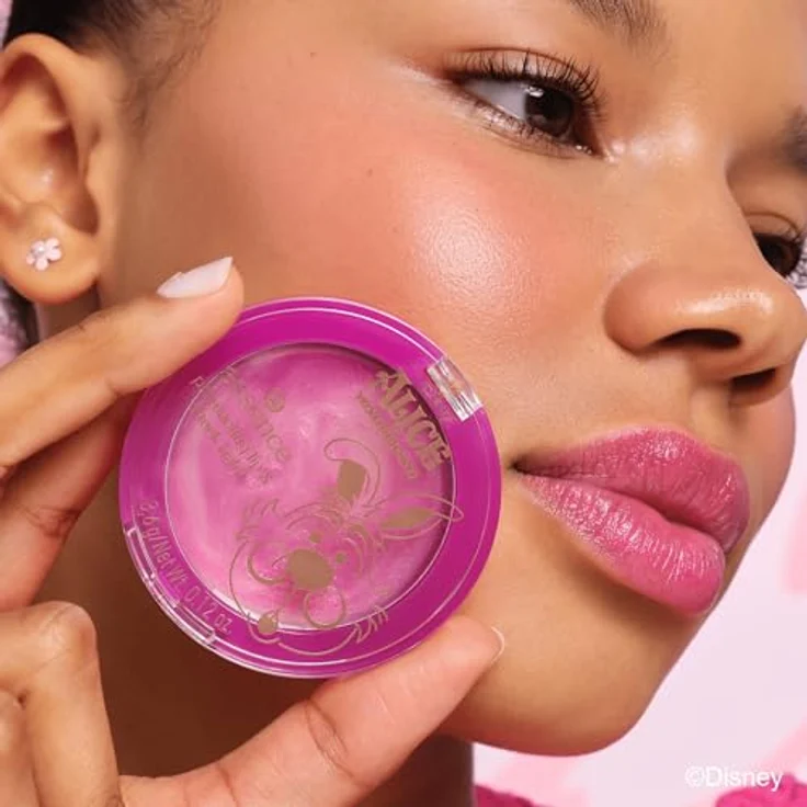 essence Disney Alice in Wonderland, multifunktionelles Make-up für Gesicht und Lippen, pH-empfindlich, Farbton 01 Team Fun, 3.6 g – Bild 4