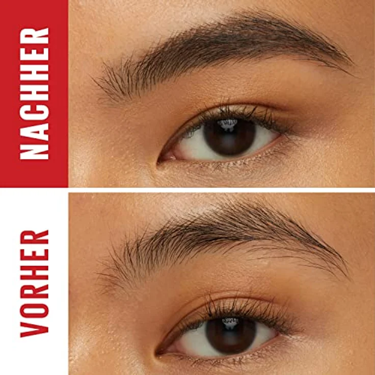 Maybelline New York Augenbrauengel, Für dichter aussehende und geformte Augenbrauen, Wischfest und wasserfest, Tattoo Brow 36H Styling Gel, Nr. 260 Deep Brown, 6 ml – Bild 2