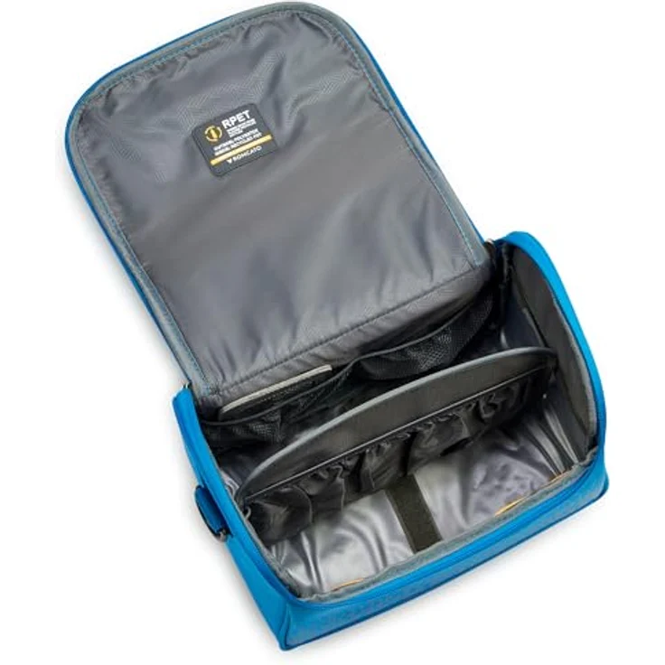 Roncato Crosslite Beautycase, 27 cm, Denim Blau, 100% PET, 27 x 17 x 26 cm – Bild 5