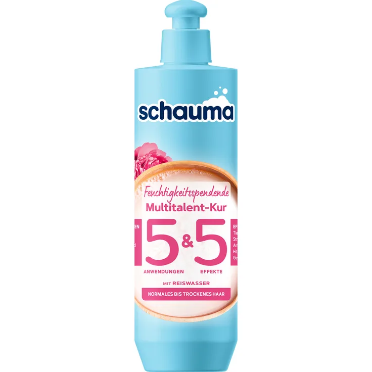 Henkel Schauma 5&5 Multitalent Kur feuchtig, 300ml Conditioner mit Aprikosenkernöl und Shea Butter