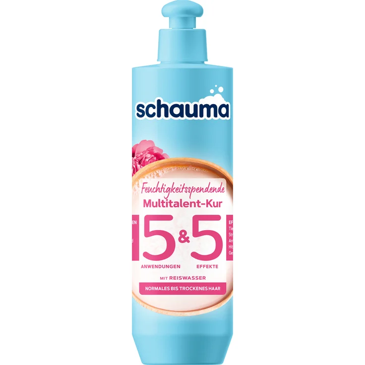 Henkel Schauma 5&5 Multitalent Kur feuchtig, 300ml Conditioner mit Aprikosenkernöl und Shea Butter