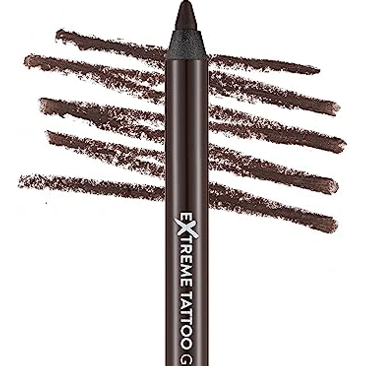 flormar Extreme Tattoo Gel Pencil, wasserfester Gel-Stift für die Augen in Farbton 02 Walnut, 1,2 g – Bild 2
