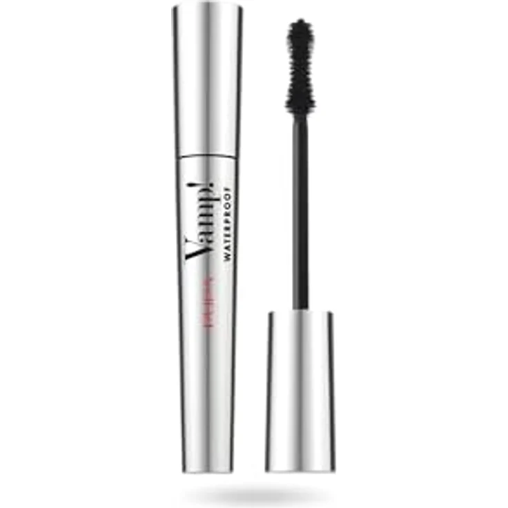 PUPA Milano Vamp! Waterproof Mascara für Volumen und Schwung, Farbton 001 Black, 9 ml – Bild 2