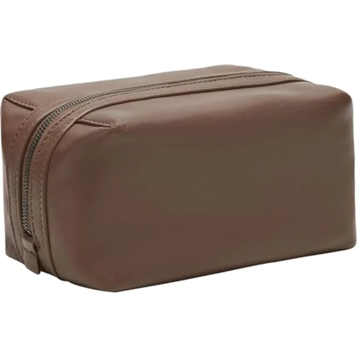 Liebeskind Kulturbeutel Leder 18 cm, braun, 100% Leder, kompakt und stilvoll – Bild 2